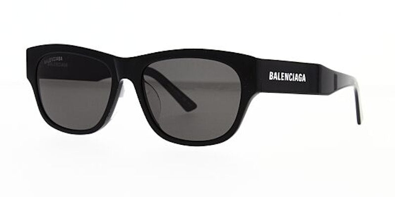 Balenciaga Rectangle Sunglasses Black (BB0164S)