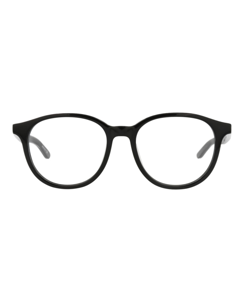 Balenciaga Round-Frame Acetate Optical Frames Black Black Transparent (BB0042OA-30006652-001)
