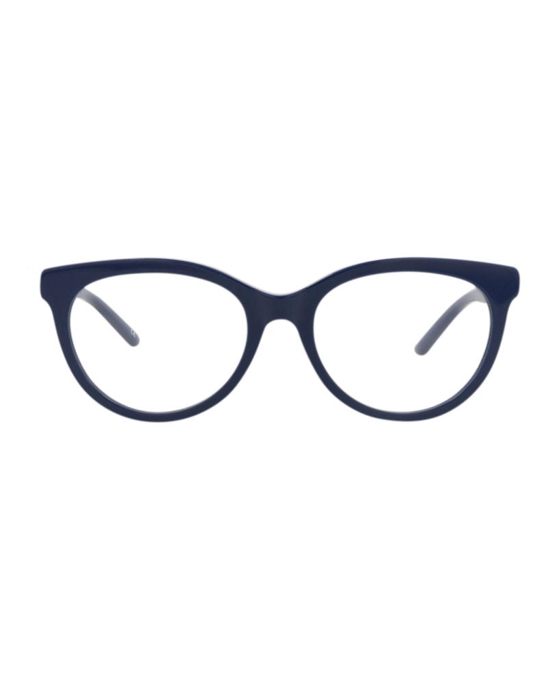 Balenciaga Round-Frame Acetate Optical Frames Blue Blue Transparent (BB0185O-30011863-004)