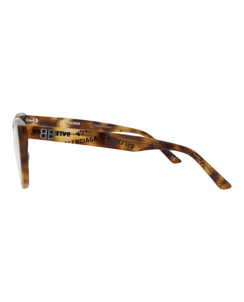 Balenciaga Round-Frame Acetate Optical Frames Havana Havana Transparent (BB0131O-30010040-008)