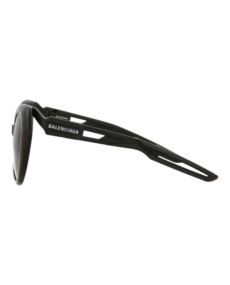 Balenciaga Round-Frame Acetate Sunglasses Havana/Black/Brown (BB0024SA-30007767-001)