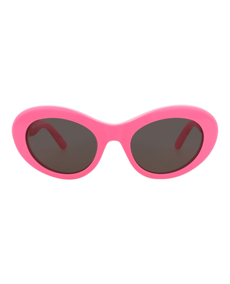 Balenciaga Round-Frame Recycled Acetate Sunglasses Pink Pink Grey (BB0294S-30014538-004)