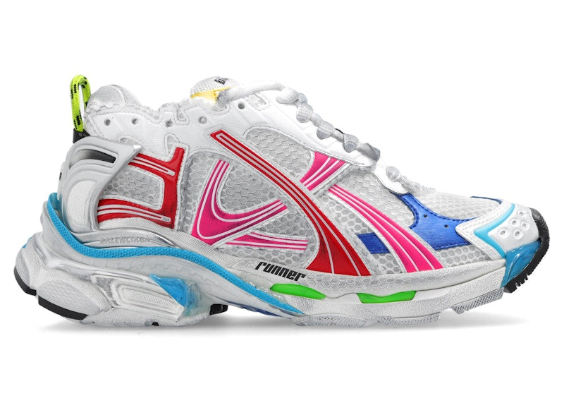 Balenciaga Runner Worn-Out White Multi-Color (Women's)