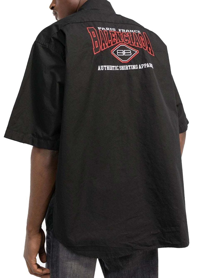 Balenciaga S/S Large Fit Shirt Black
