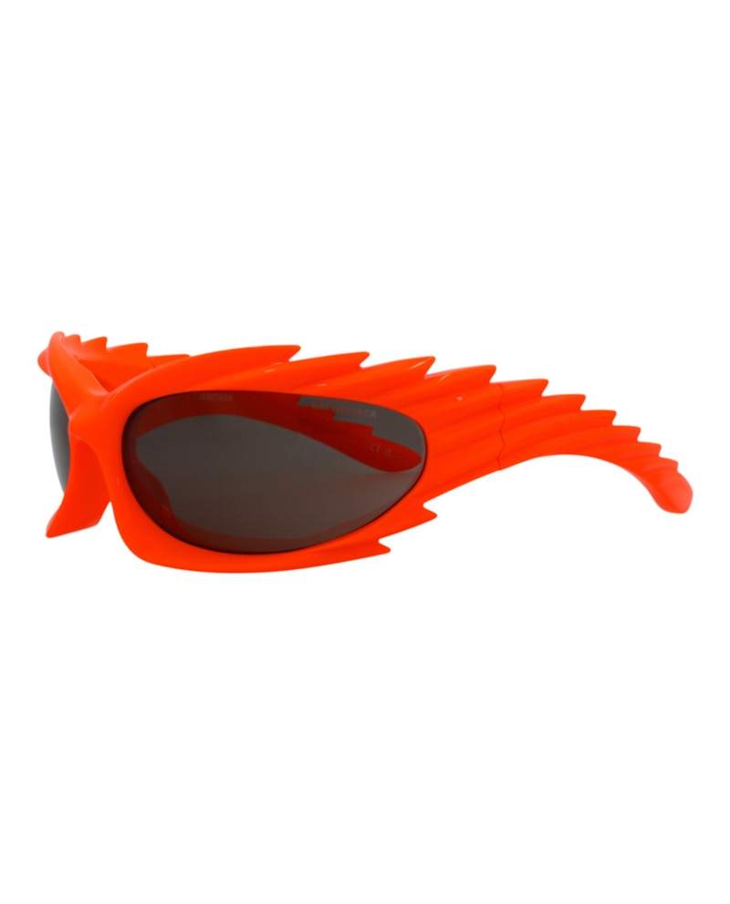 Balenciaga Shield-Frame Bio Injection Sunglasses Orange/Orange/Grey (BB0255S-30013967-005)