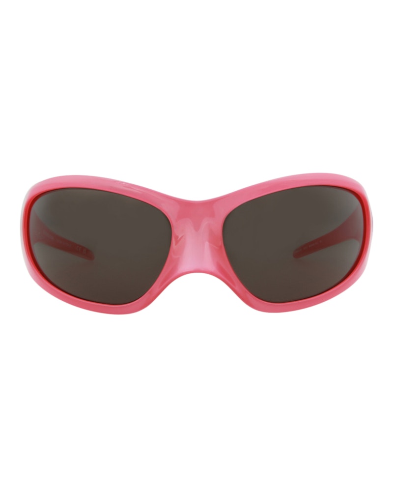 Balenciaga Shield-Frame Bio Injection Sunglasses Pink/Pink/Grey (BB0252S-30013804-002)