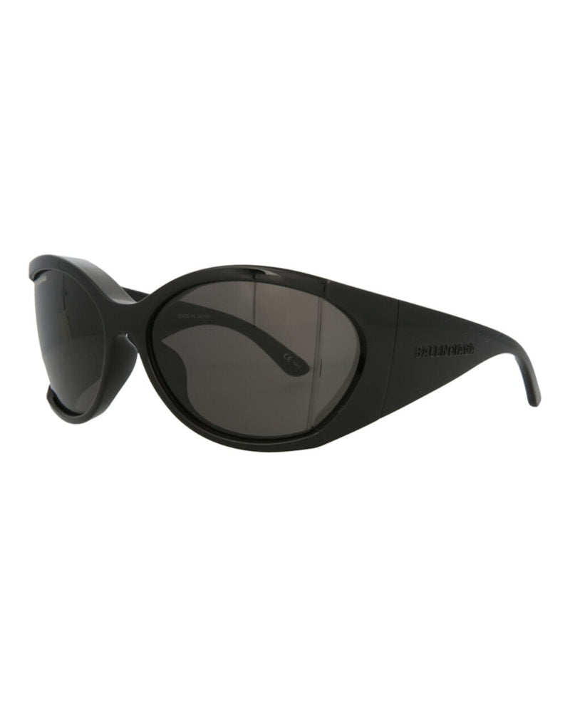 Balenciaga Shield Sunglasses Black/Black/Grey (BB0154S-30011244-001)