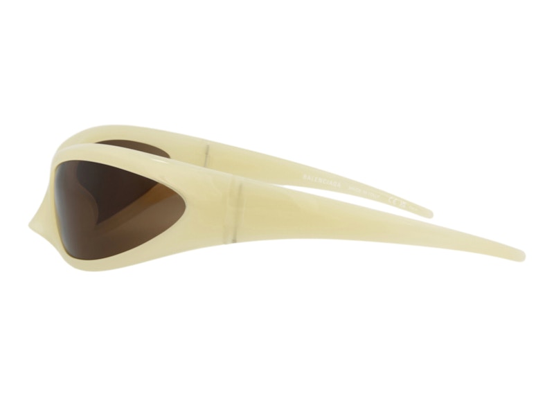 Balenciaga Shield Sunglasses Yellow/Brown (BB0251S-30013805-003)