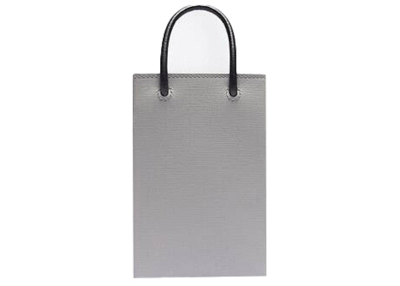 Balenciaga Shopping Phone Holder Grey