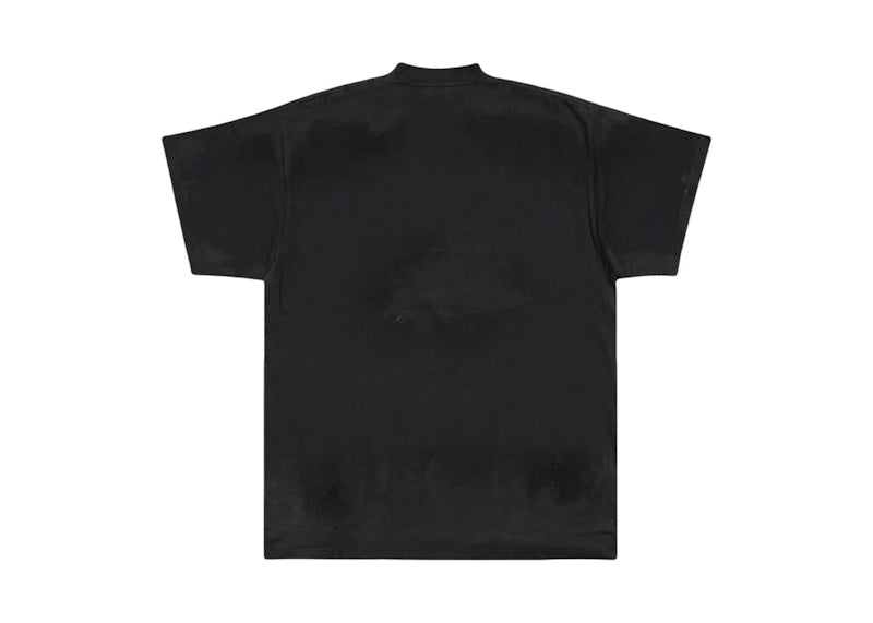 Balenciaga Skater Logo Oversized T-shirt Black