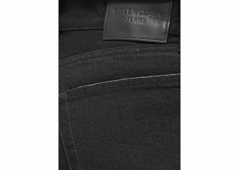 Balenciaga Slim Fit Jeans Black
