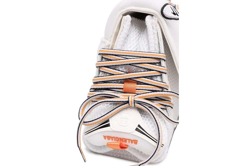Balenciaga Sneakerhead Top Handle Small White/Orange