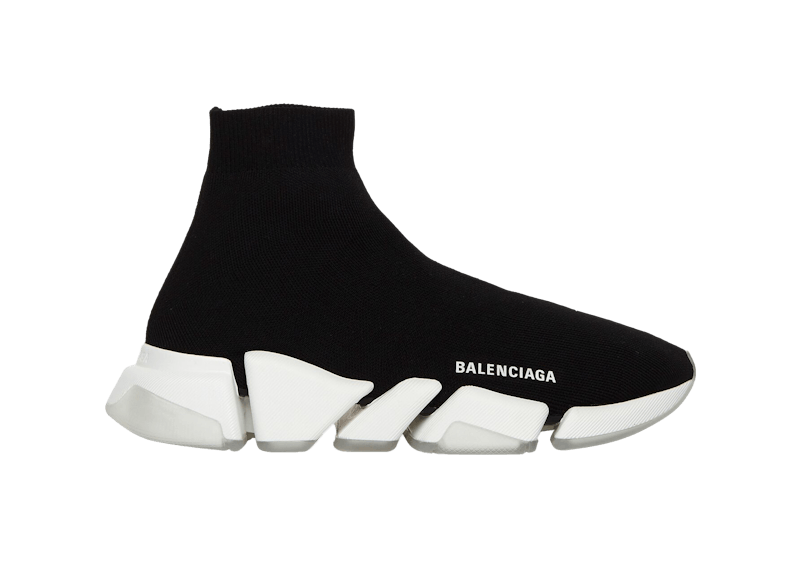 Balenciaga Speed 2.0 Black Transparent Sole (Women's)