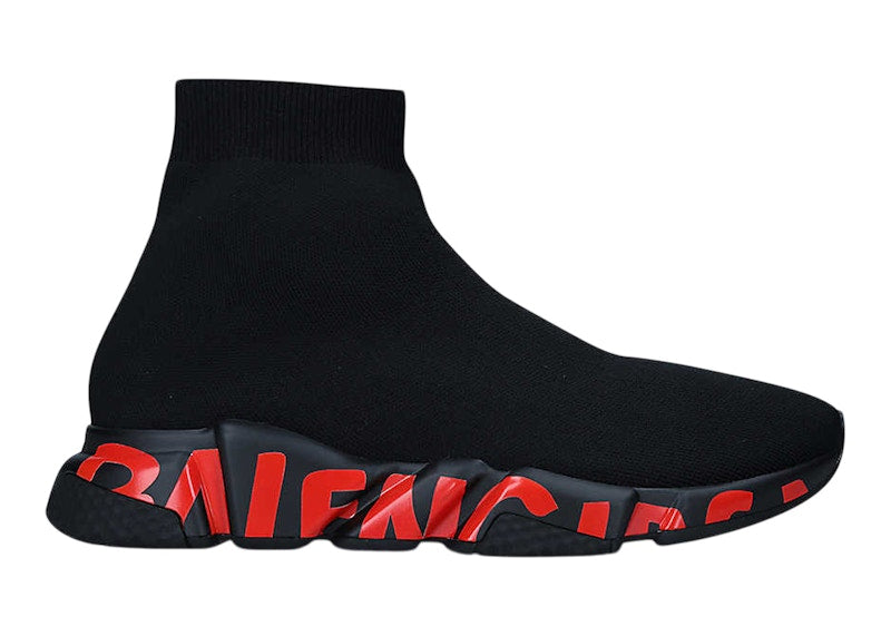 Balenciaga Speed 2.0 Graffiti Black Red