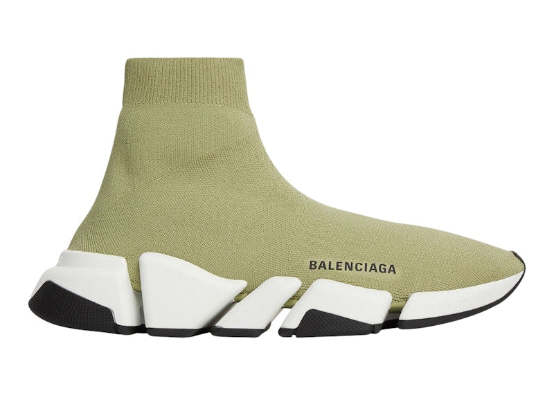 Balenciaga Speed 2.0 Recycled Knit Green (Women's)