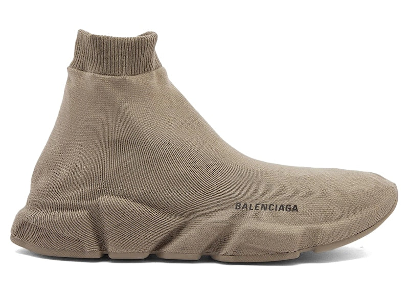 Balenciaga Speed Full Knit Taupe