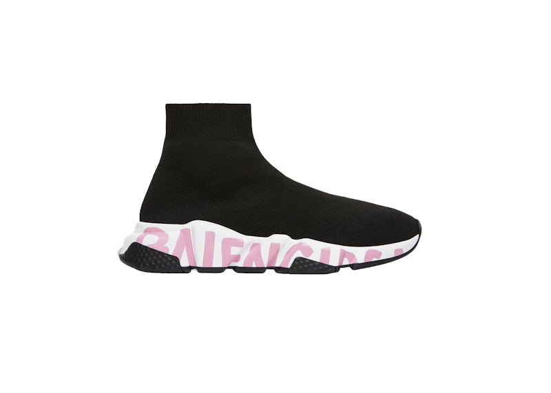 Balenciaga Speed Graffiti Black Pink (Women's)