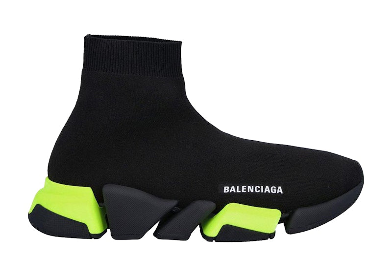Balenciaga Speed Trainer 2.0 Black Fluo Yellow