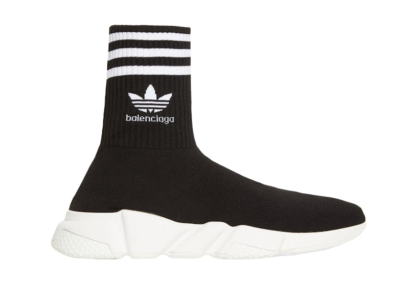 Balenciaga x adidas Speed Trainer Black White (Women's)
