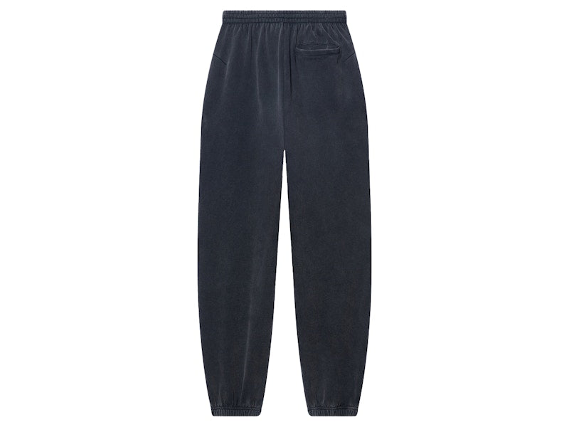 Balenciaga Sporty B Stretch Knee Sweatpants Dark Grey/White