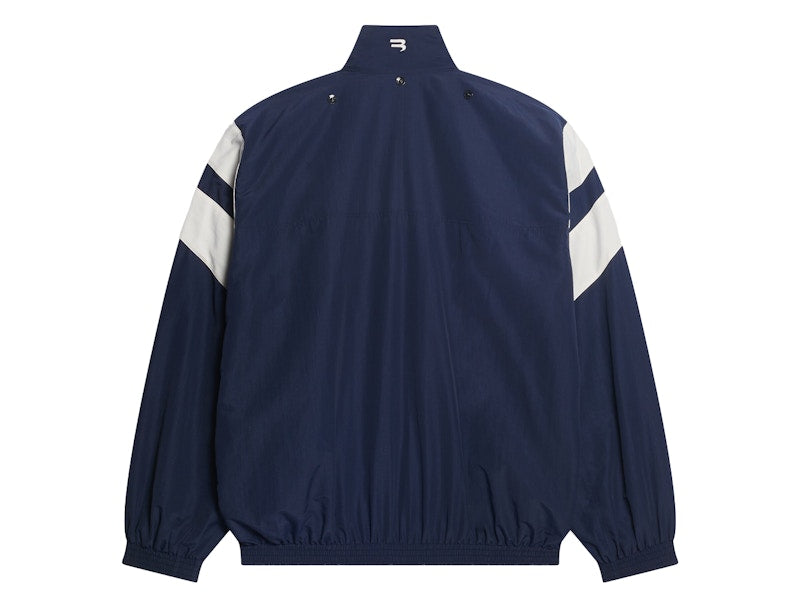Balenciaga Sporty B Tracksuit Jacket Dark Blue/Green/White