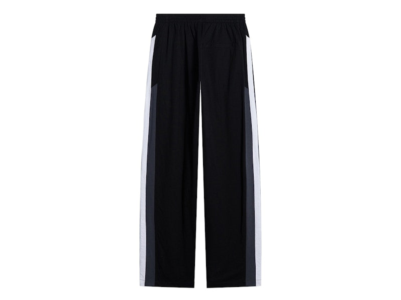 Balenciaga Sporty B Tracksuit Pants Black/Grey/White