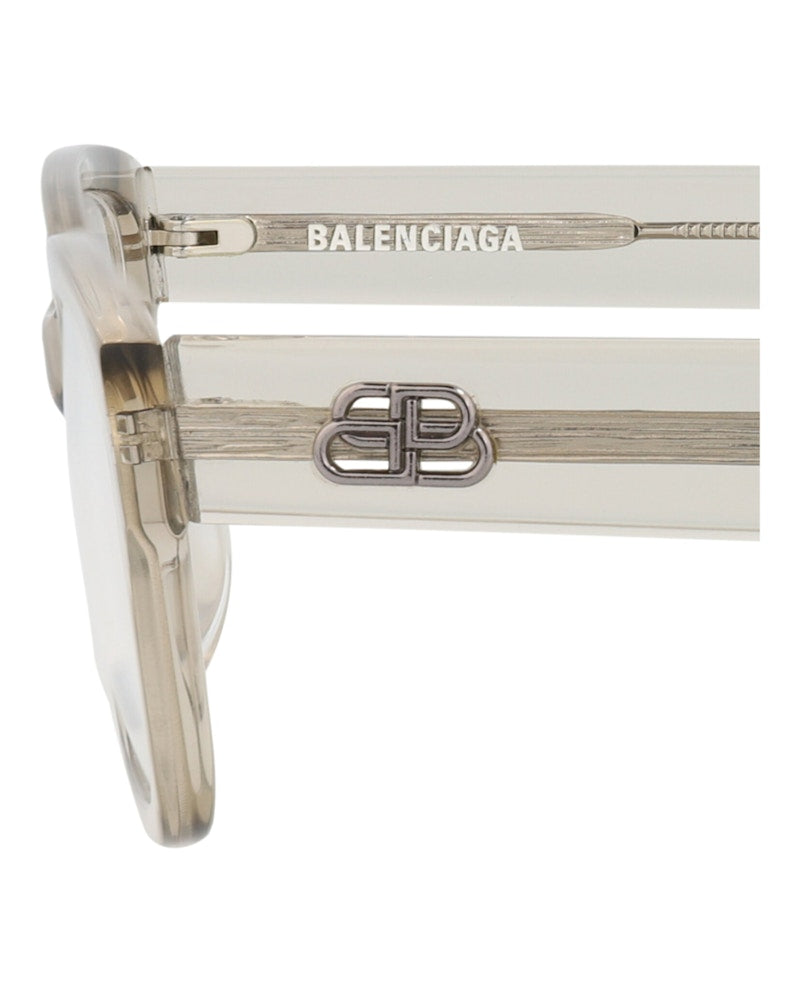 Balenciaga Square-Frame Acetate Optical Frames Beige Beige Transparent (BB0065O-30008235-006)