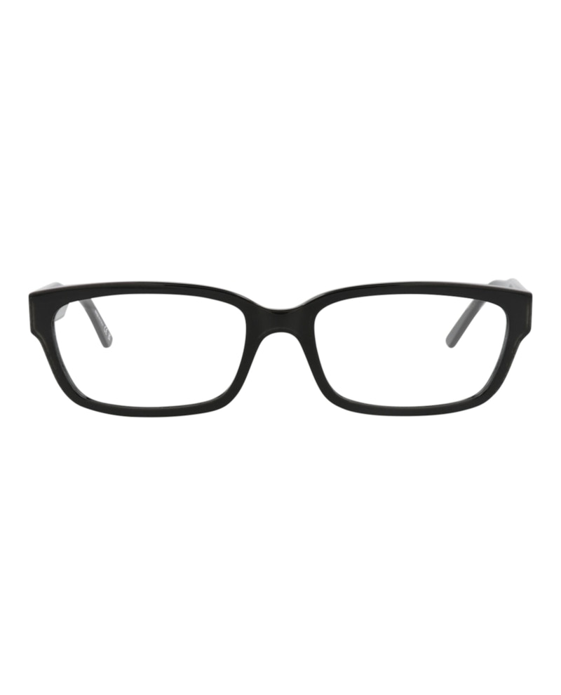 Balenciaga Square-Frame Acetate Optical Frames Black Black Transparent (BB0065O-30008235-001)