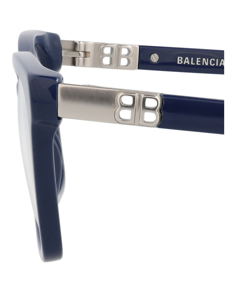 Balenciaga Square-Frame Acetate Optical Frames Blue Blue Transparent (BB0186O-30011856-004)