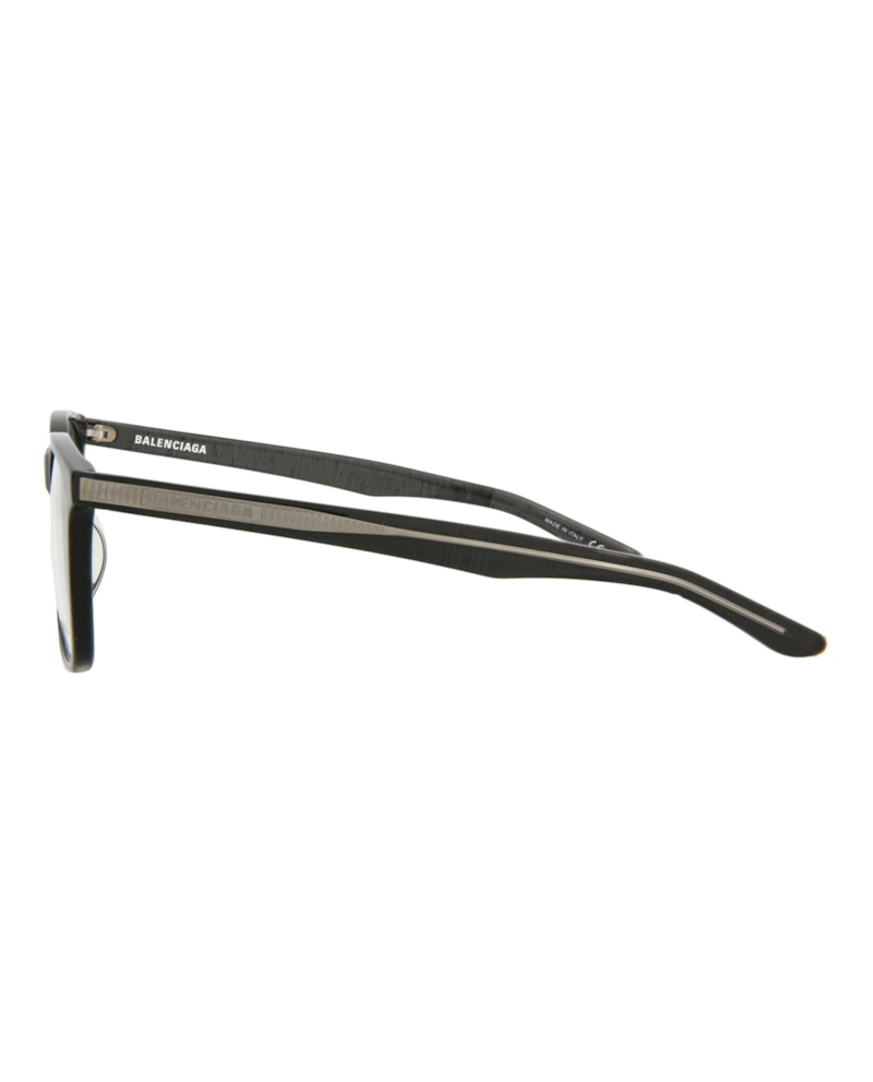 Balenciaga Square-Frame Acetate Optical Frames Grey Grey Transparent (BB0023OA-30006650-003)