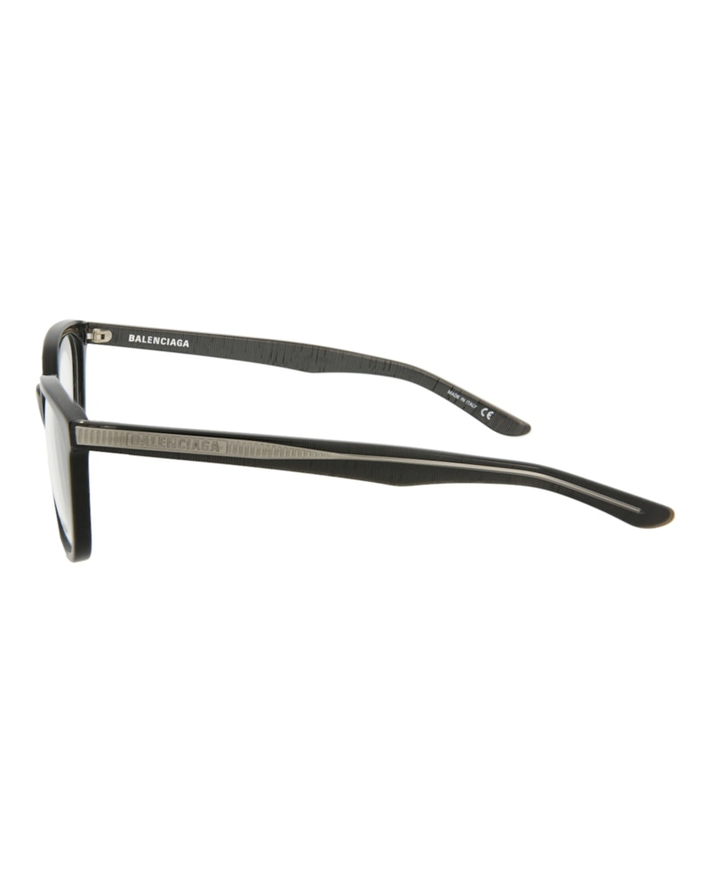 Balenciaga Square-Frame Acetate Optical Frames Grey Grey Transparent (BB0027O-30006614-003)