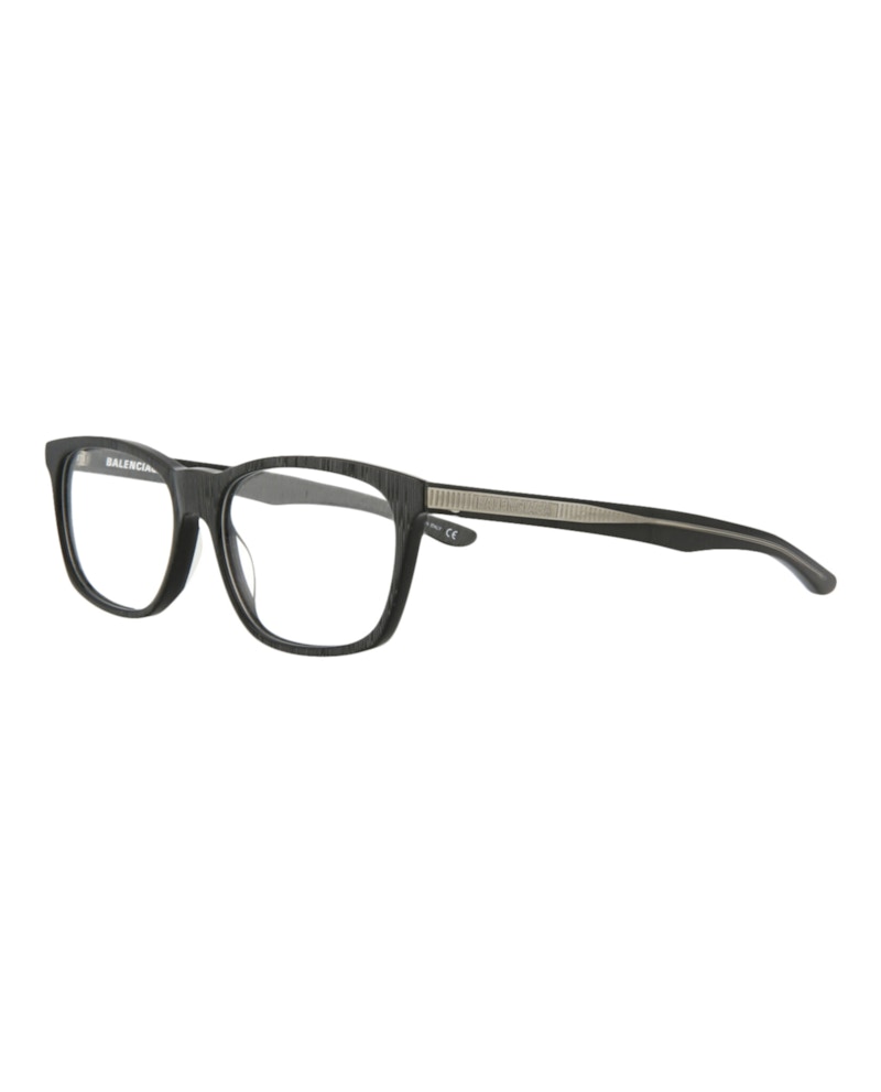 Balenciaga Square-Frame Acetate Optical Frames Grey Grey Transparent (BB0028O-30006620-003)