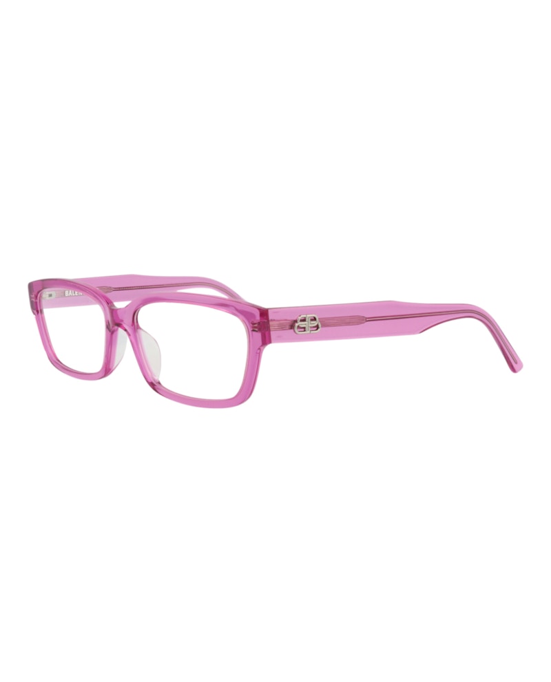 Balenciaga Square-Frame Acetate Optical Frames Pink Pink Transparent (BB0065O-30008235-007)