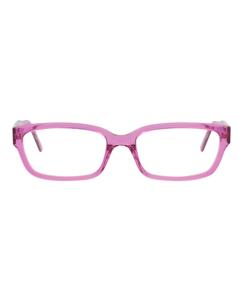 Balenciaga Square-Frame Acetate Optical Frames Pink Pink Transparent (BB0065O-30008235-007)