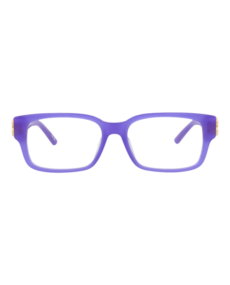 Balenciaga Square-Frame Acetate Optical Frames Violet Gold Transparent (BB0105O-30008979-003)