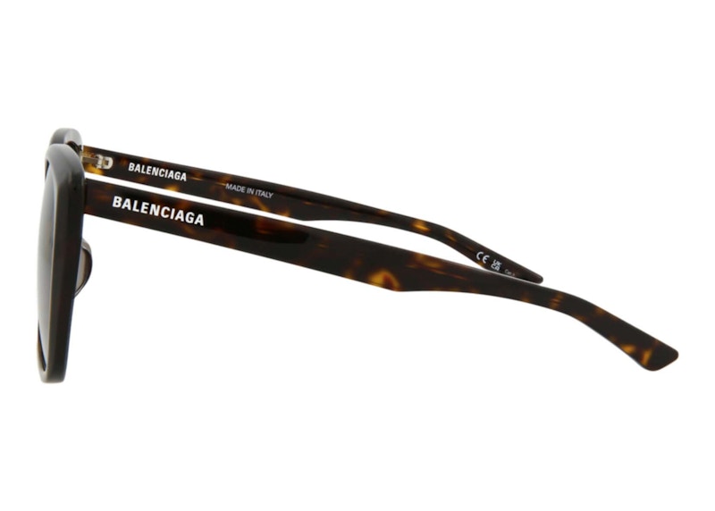 Balenciaga Square Frame Acetate Sunglasses Havana/Brown (BB0175SA-30011345-002-20355)