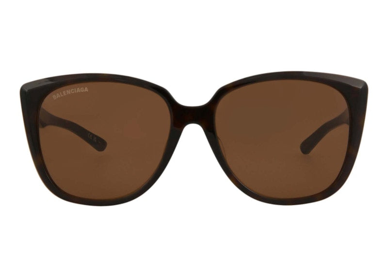 Balenciaga Square Frame Acetate Sunglasses Havana/Brown (BB0175SA-30011345-002-20355)