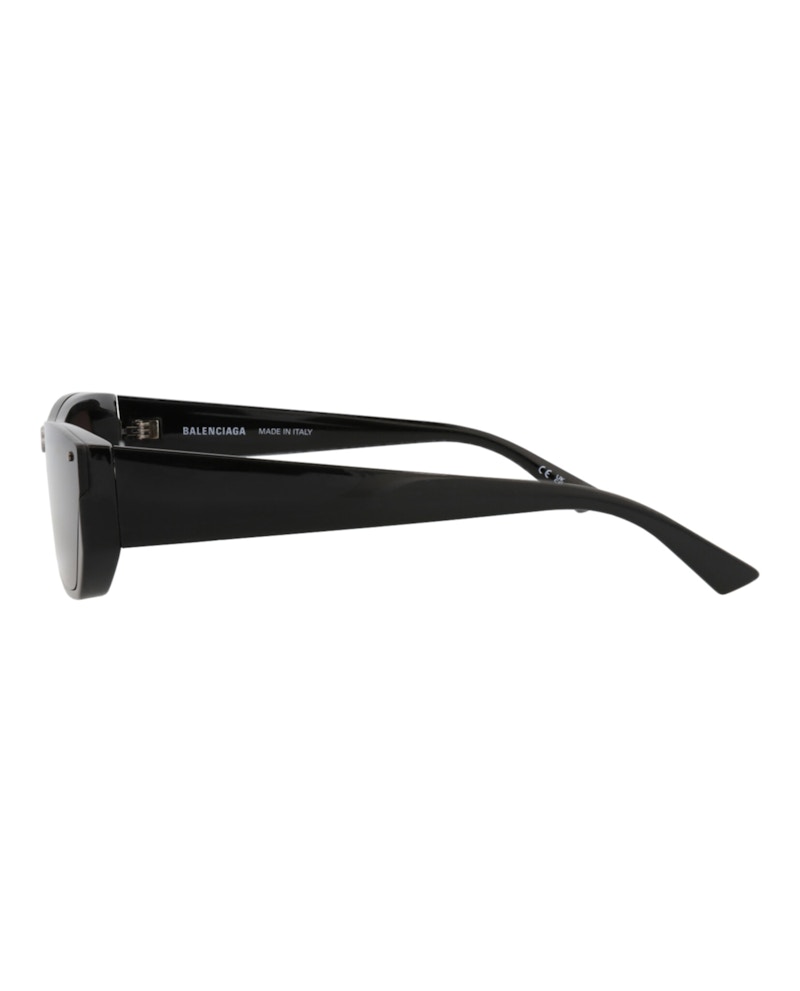 Balenciaga Square-Frame Injection Sunglasses Black Black Grey (BB0080S-30008402-001)