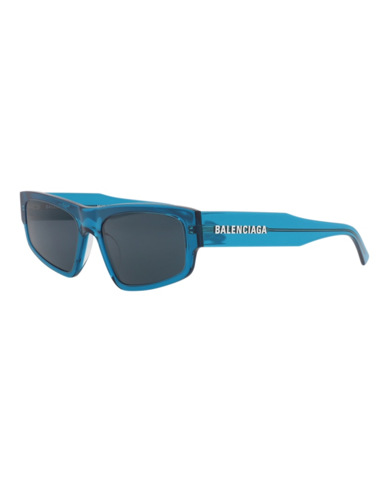 Balenciaga Square-Frame Recycled Acetate Sunglasses Blue Blue Blue (BB0305S-30014522-004)