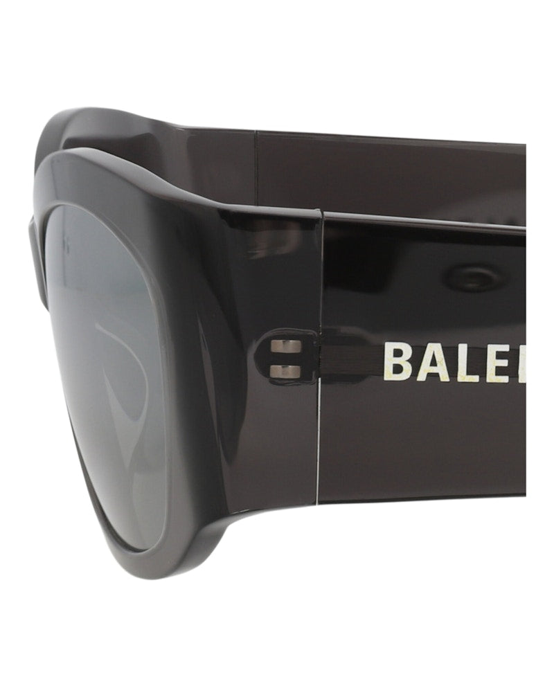 Balenciaga Square-Frame Recycled Acetate Sunglasses Grey Grey Silver (BB0329S-30014894-003)