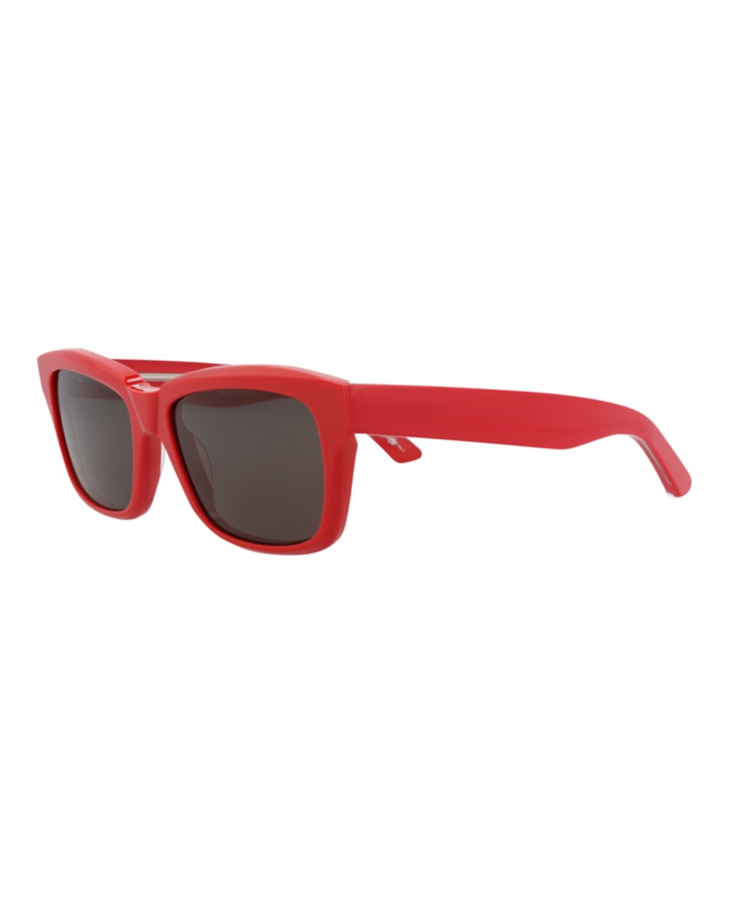 Balenciaga Square-Frame Recycled Acetate Sunglasses Red Red Grey (BB0346S-30014948-004)