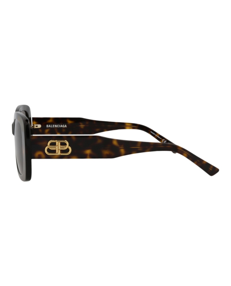 Balenciaga Square Sunglasses Havana/Havana/Brown (BB0048S-30007965-002)