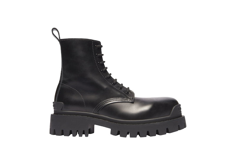 Balenciaga Strike Lace-Up Boot Black (Women's)