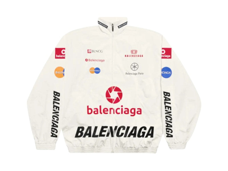 Balenciaga Top League Tracksuit Jacket White