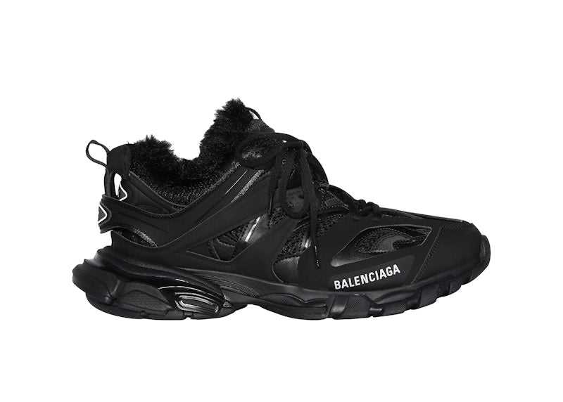 Balenciaga Track Fake Fur Black (Women's)