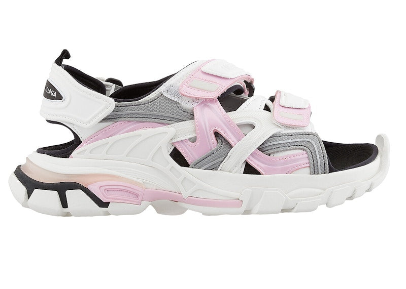 Balenciaga Track Sandal White Pink Grey (Women's)