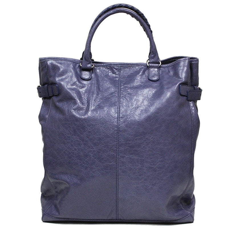 Balenciaga Travel Duffle Bag Arena Fettuccia Cerata Motorcycle Navy Blue