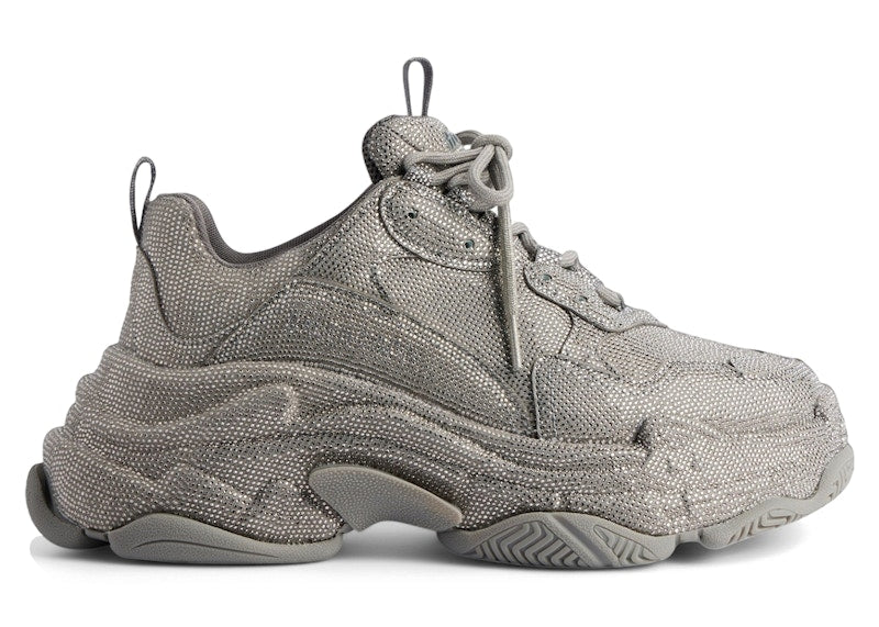 Balenciaga Triple S Dark Grey Rhinestones (Women's)