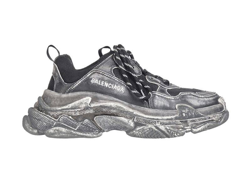 Balenciaga Triple S Faded Black (Women's)