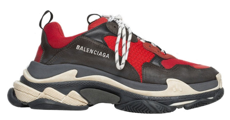 Balenciaga Triple S Red Black 2019